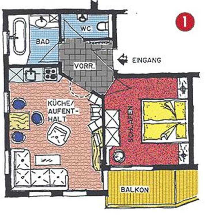 Appartement Laerchenhof Samnaun Rum bild